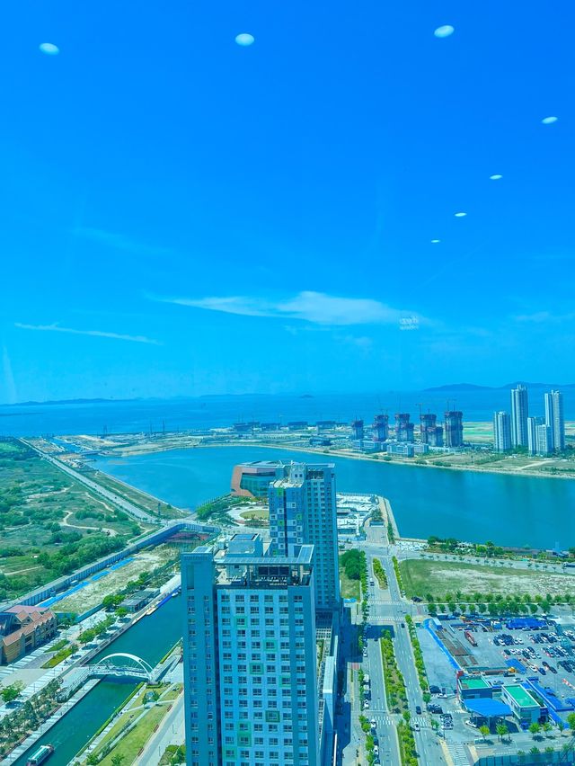 송도의 멋진뷰를 볼 수 있는 송도G타워 전망대