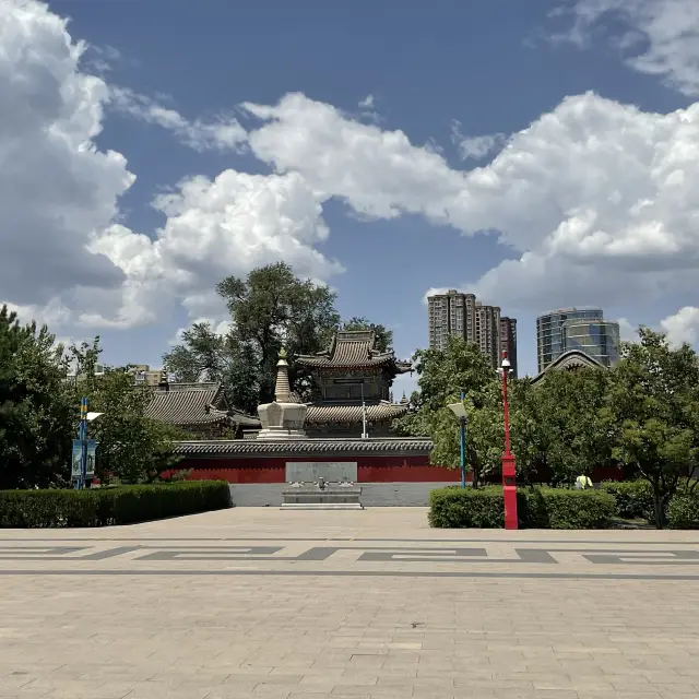 5 Pagodas, classic India style in Hohhot