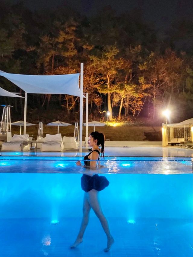 진짜 따뜻한 온수풀이 기분좋은, 스위트남원 가든풀🏊‍♀️