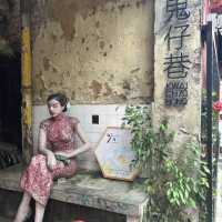 充滿色彩的唐人街