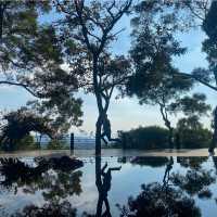 [台中新社景點]又見一炊煙～餐廳就有天空之鏡｜下午茶套餐｜日式建築拍好拍滿 