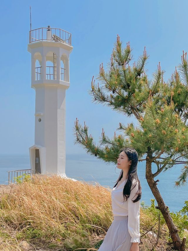 나만 알고 싶은 여수 큰끝등대💙🤍