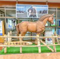 帯広空港の1階の様子