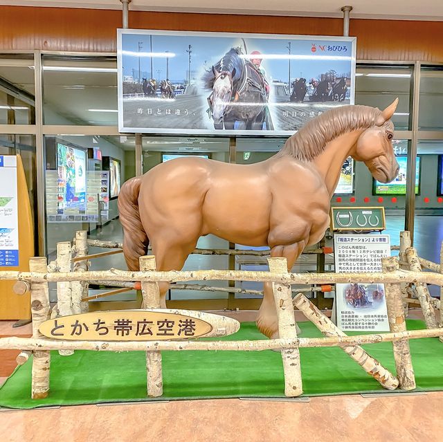 帯広空港の1階の様子