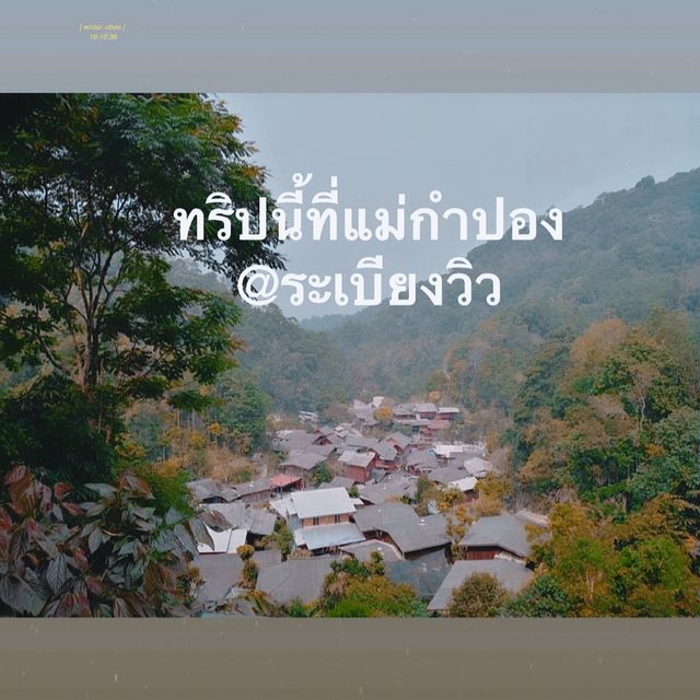 ระเบียงวิว 🌳☕️🍵🌳@แม่กำปอง