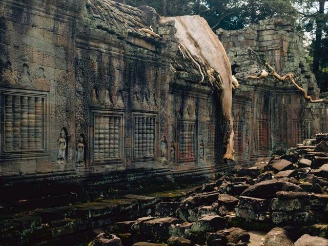 Amazing Temple Preah Khan, Siem Reap