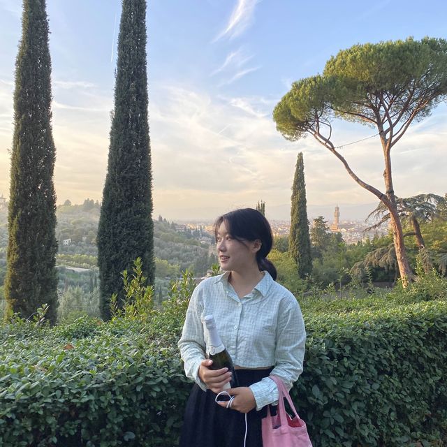 미켈란젤로 광장 노을