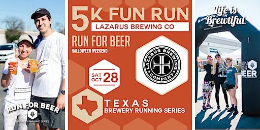 Haunted Hops Halloween 5k Beer Run x Lazarus | 2023 TX Brewery Run | Lazarus Brewing Co