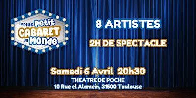 LE PLUS PETIT CABARET DU MONDE | Théâtre de Poche