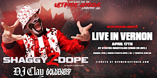Shaggy 2 Dope live in Vernon April 17 at Status Nightclub | Status Nightclub