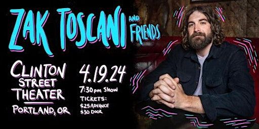 Zak Toscani Live at the Clinton St Theatre | Clinton Street Theater
