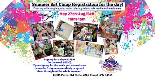 Summer Art Camp for the Day at Imagination Station | Imagination Station Studio LLC