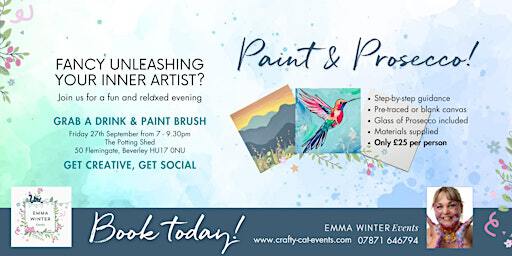 Paint & Prosecco! | The Potting Shed