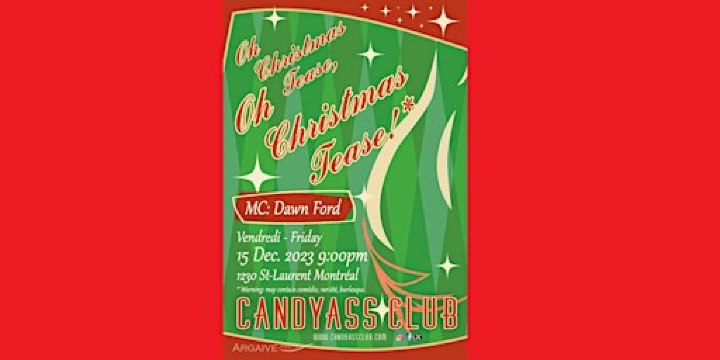 Christmas Tease Cabaret | Cafe Cleopatra