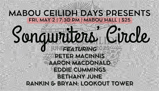 Songwriters' Circle in Mabou | Mabou Community Hall