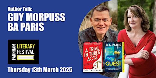 Guy Morpuss and BA Paris in conversation | Oxfam Books & Music, Farnham