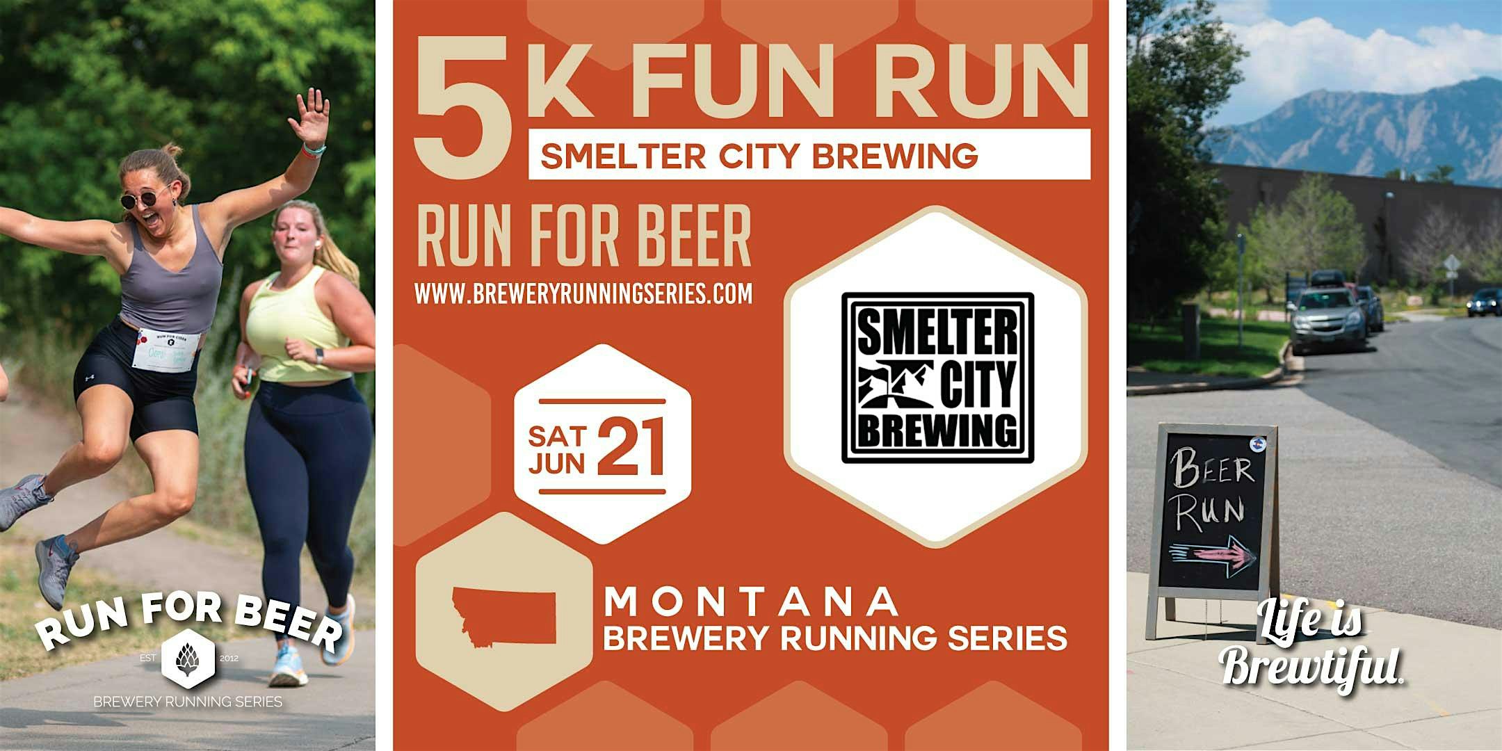 5k beer run x Smelter City Brewing | 2025 MT Brewery Running Series | Smelter City Brewing