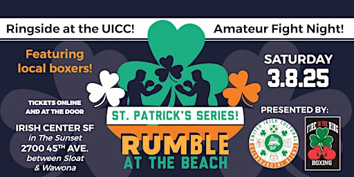 Rumble at the Beach—St. Patrick's Series | United Irish Cultural Center