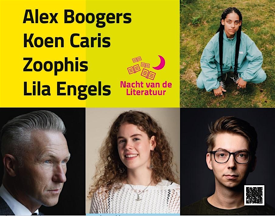 Nacht van de Literatuur; books on tour ALLEEN FLUOR | Podium FLUOR