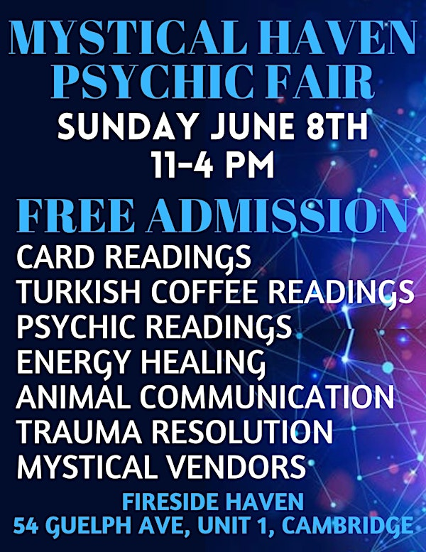 MYSTICAL HAVEN: PSYCHIC FAIR | 54 Guelph Ave unit 1