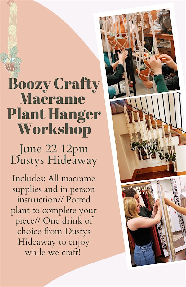 Macrame Plant Hanger Workshop | Dusty’s Hideaway