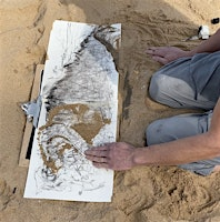 Coastal day of outdoor drawing & printing | Botany Bay Beach