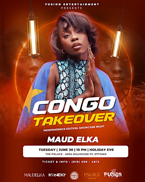 CONGO TAKEOVER + SHOWCASE MAUD ELKA | The Palace Ottawa