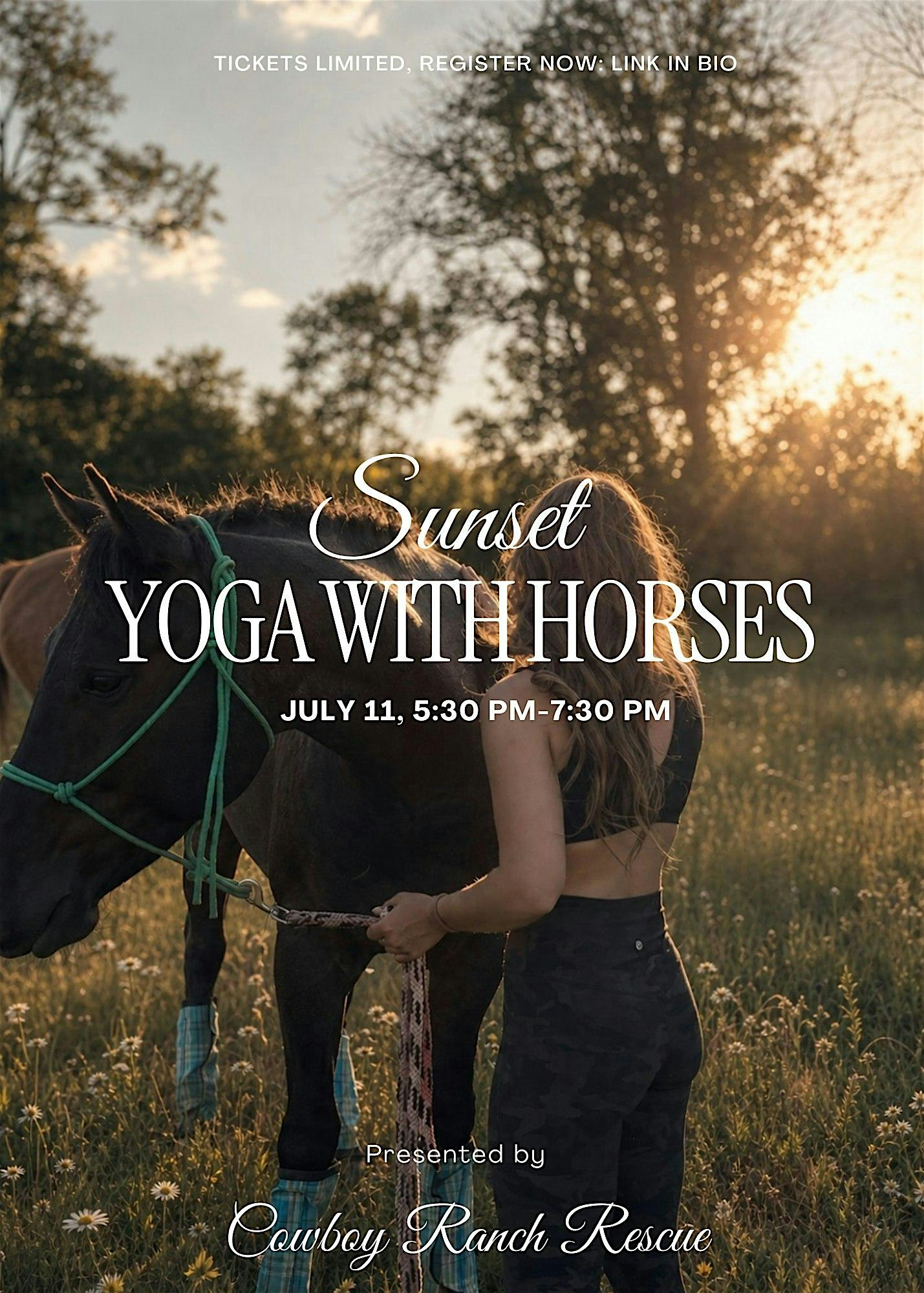 Sunset Yoga with Horses | 6278 Pettus Rd
