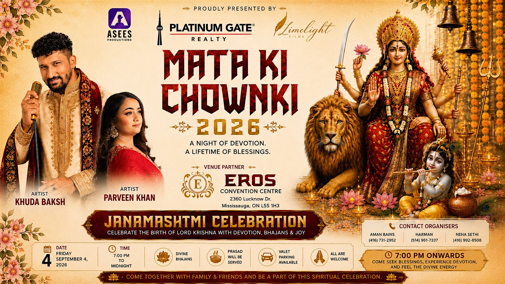 Mata Ki Chownki 2026 | 2360 Lucknow Dr