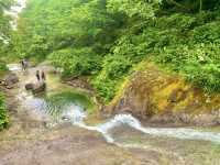 【カムイワッカの滝】言わずと知れた温泉地