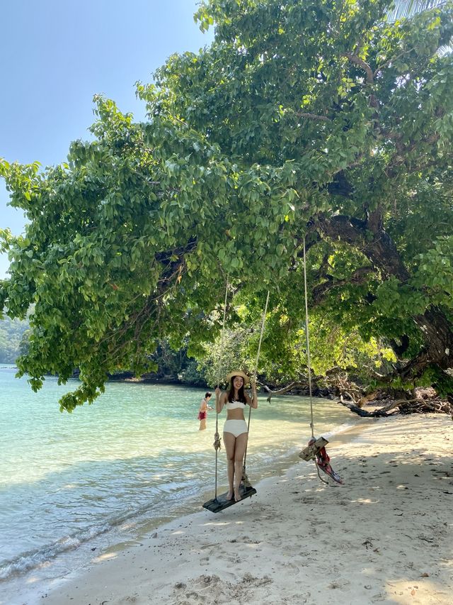 เกาะง่าม น้ำใสกริ๊ง เหมือนทะเลอันดามัน 