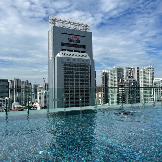 Infinity Pool @ Hotel Jen Orchardgateway 