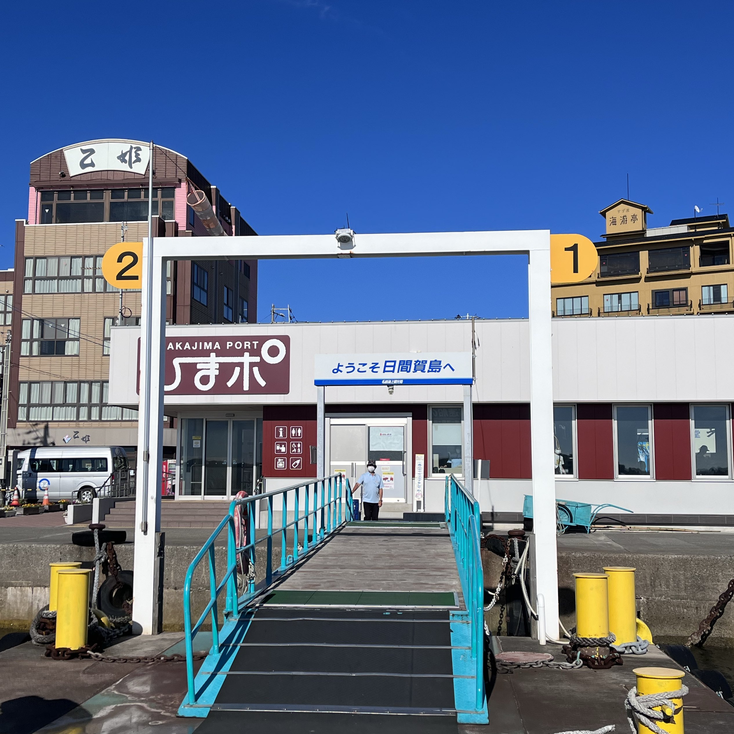 愛知 日間賀島西港に到着 Trip Com 網走の旅のブログ