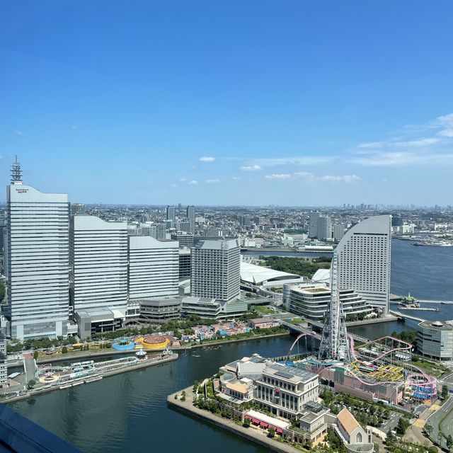オークウッドスイーツ横浜のフロント階は無料展望台！