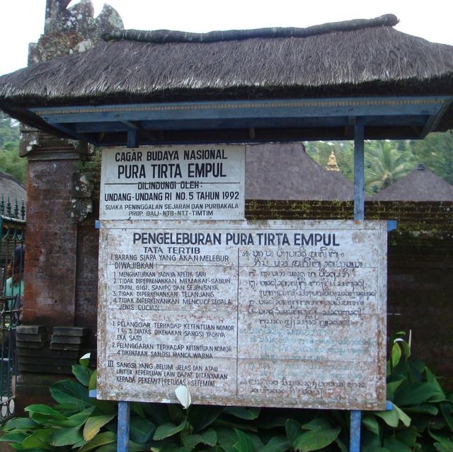 Holy Springs of Tirta Empul