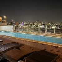 Night time view of Bangkok