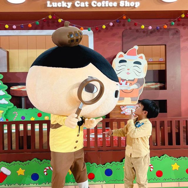🎄全港首個以屁屁偵探為主題「屁屁偵探.噗噗!聖誕大冒險!!」登陸荷里活廣場