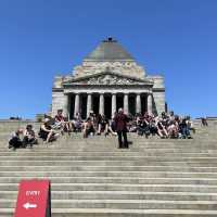 shrine of remembrance and its view 