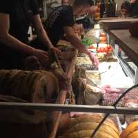 panino with porchetta in Firenze 