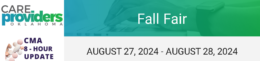 護理提供者俄克拉荷馬州秋季博覽會 2024 | River Spirit 賭場度假村, 俄克拉荷馬州, 美國