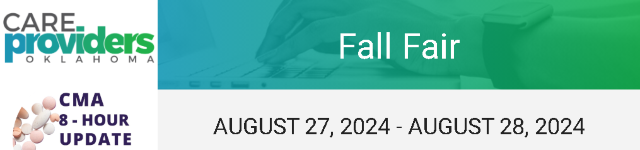 護理提供者俄克拉荷馬州秋季博覽會 2024 | River Spirit 賭場度假村, 俄克拉荷馬州, 美國