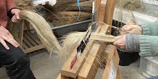 Introduction to Flax Processing and Making Linen Cordage | The Flax Project Workshop at The Plot