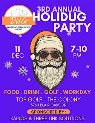 2024 Workday HoliDUG Party at Top Golf | Topgolf The Colony