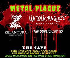 Metal Plague - 29th November | The Cave Blues Bar Queenstown