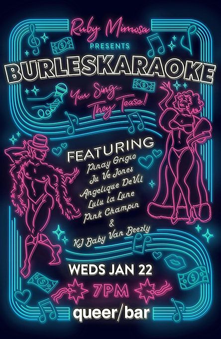 BurlesKARAOKE - You Sing, They Tease! | Queer Bar