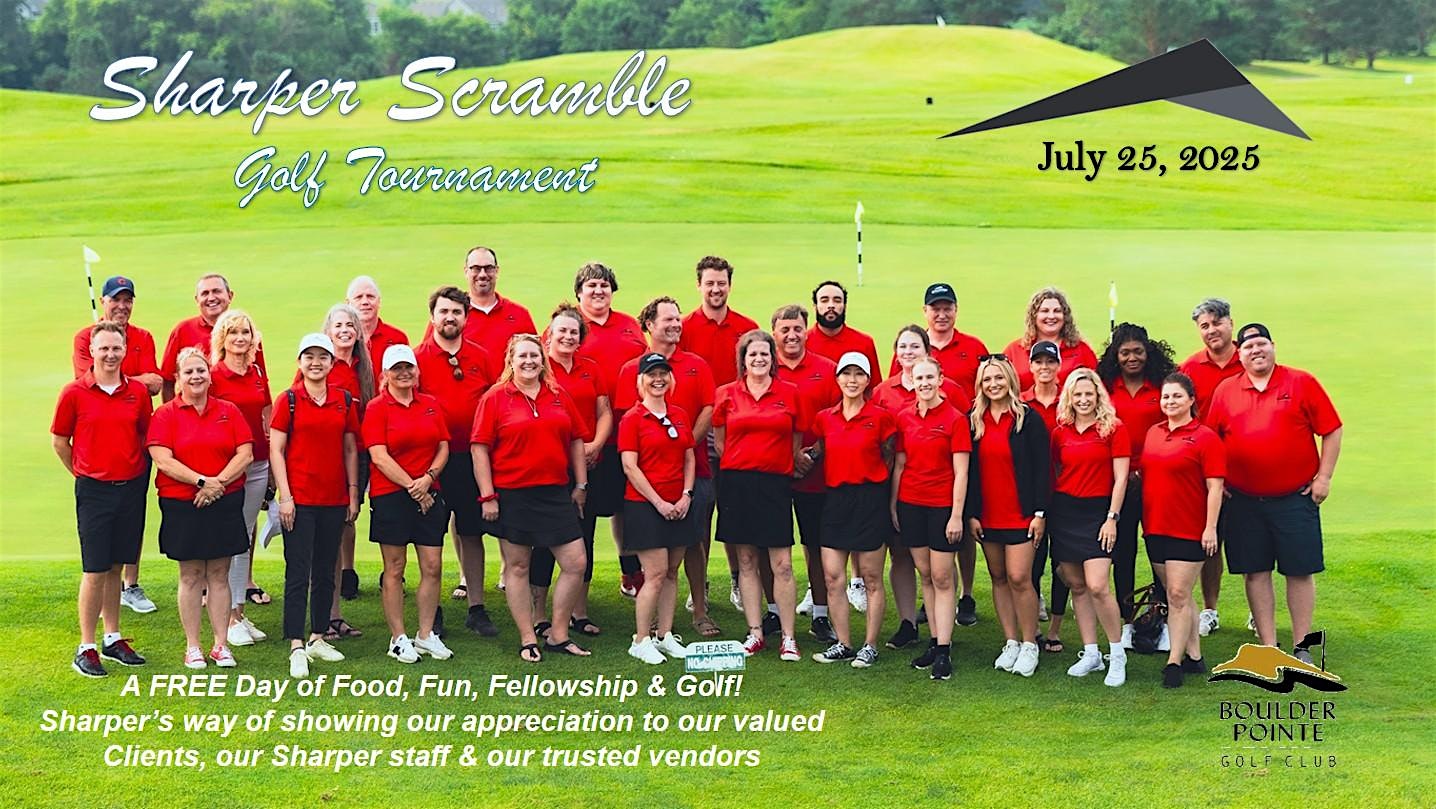 Sharper Scramble Golf Tournament - 2025 | Boulder Pointe Golf Club