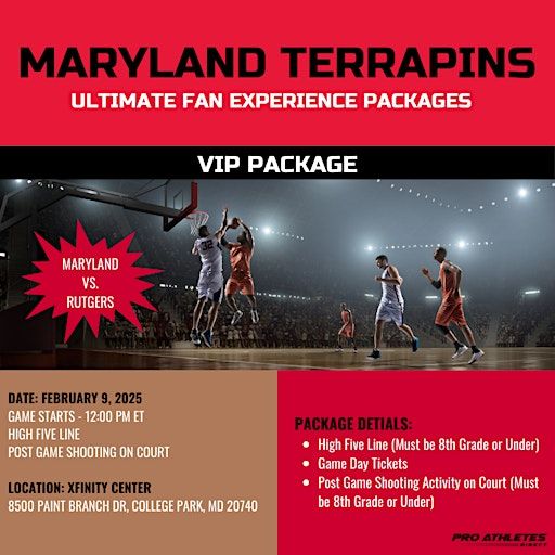 Maryland Terrapins Ultimate Gameday Fan Experience | XFINITY Center