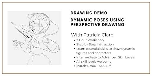 Dynamic Poses Using Perspective Drawing | Wallack's Art Supplies and Framing