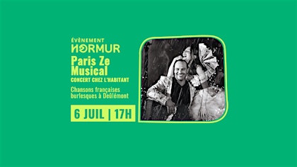Concert chanson française avec Paris Ze Musical à Deûlémont - Chez l’habitant | LA BELLE EPOQUE