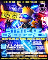 STATE OF EMERGENCY ASU OFFICIAL 1ST HOME GAME AFTER PARTY | 313 Pine Ave